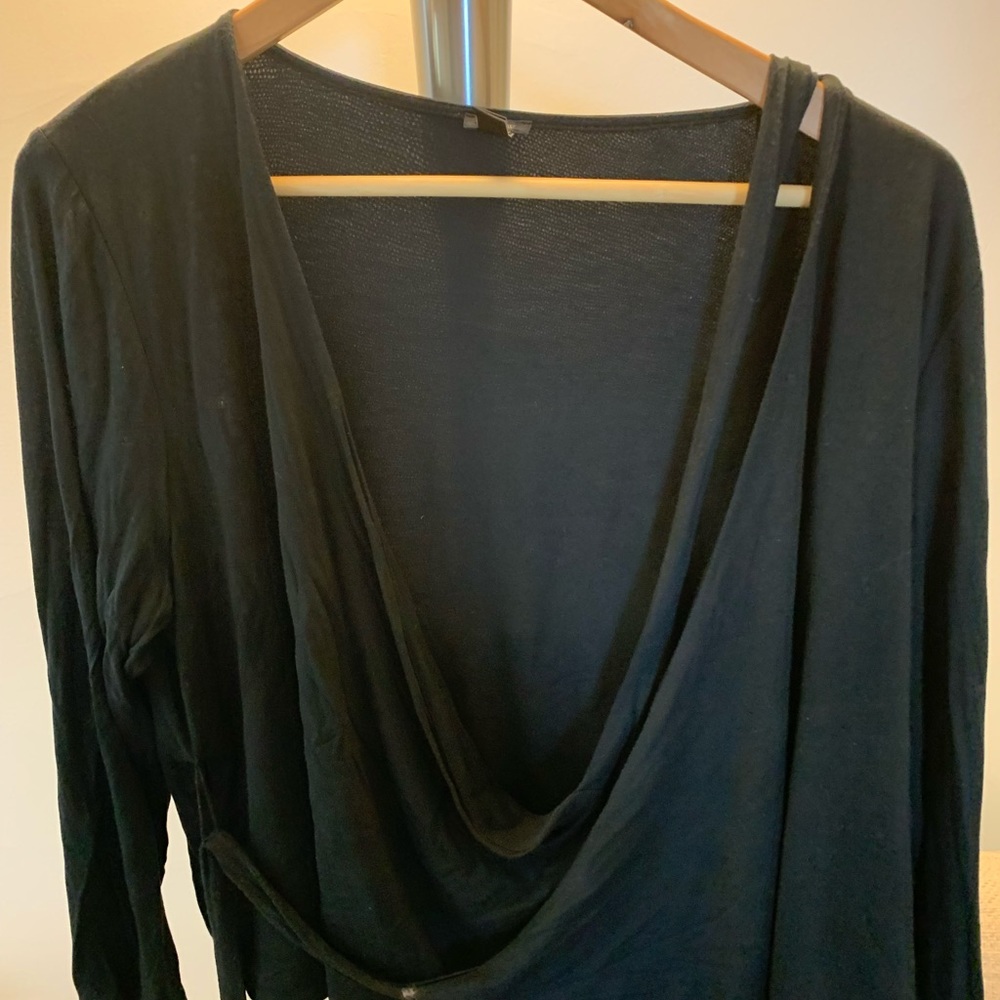 J crew wrap sweater ballet style L